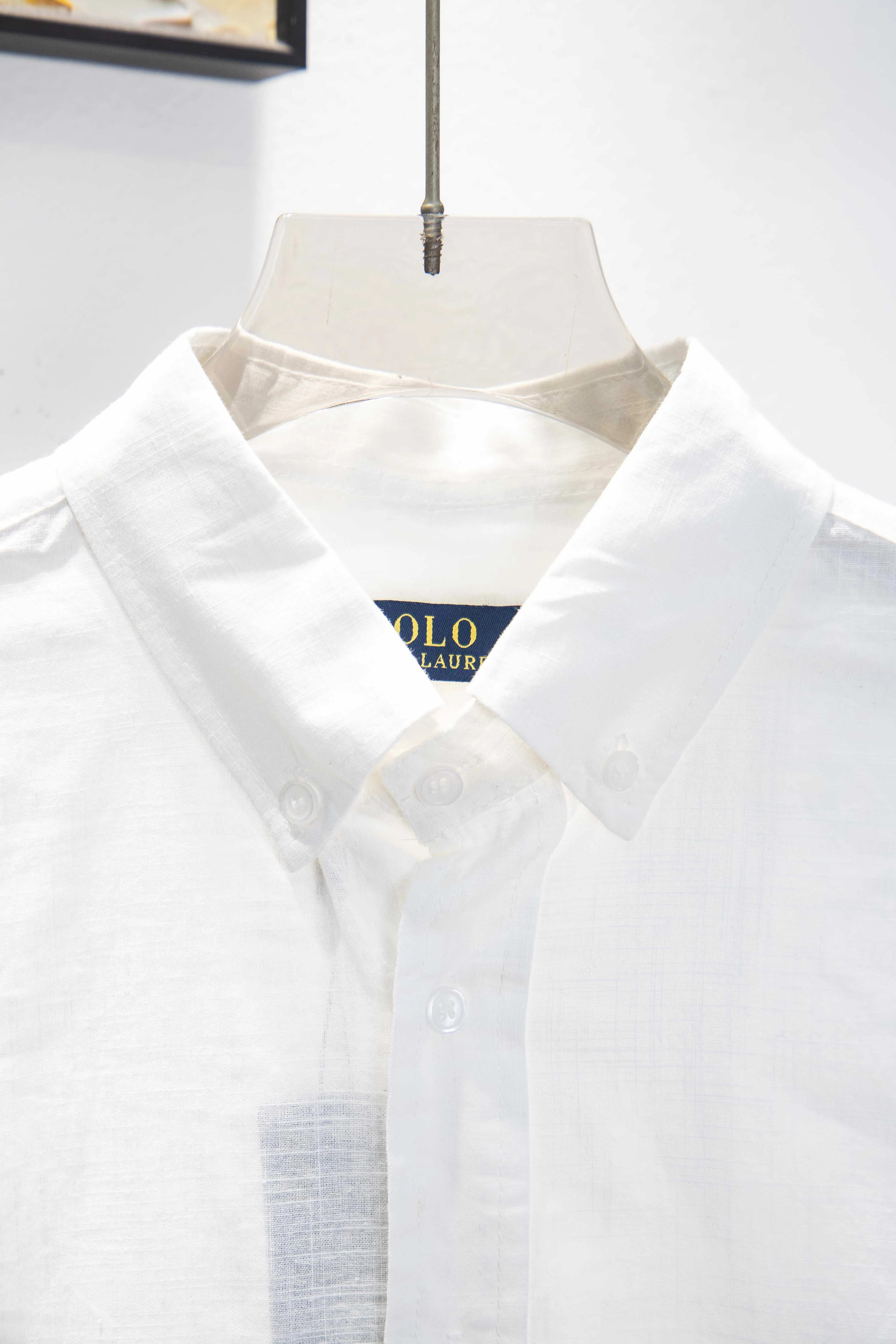 P220 Style number: Y217 Ralph Lauren pony logo linen embroidered shirt Ralph Lauren pony logo cotton and linen shirt Internet celebrity versatile popular style sun protection-Korean style series-loose and suitable for traveling and taking photos📷Excellent style-strong control and slimming Color: White Pink Size: S M L XL